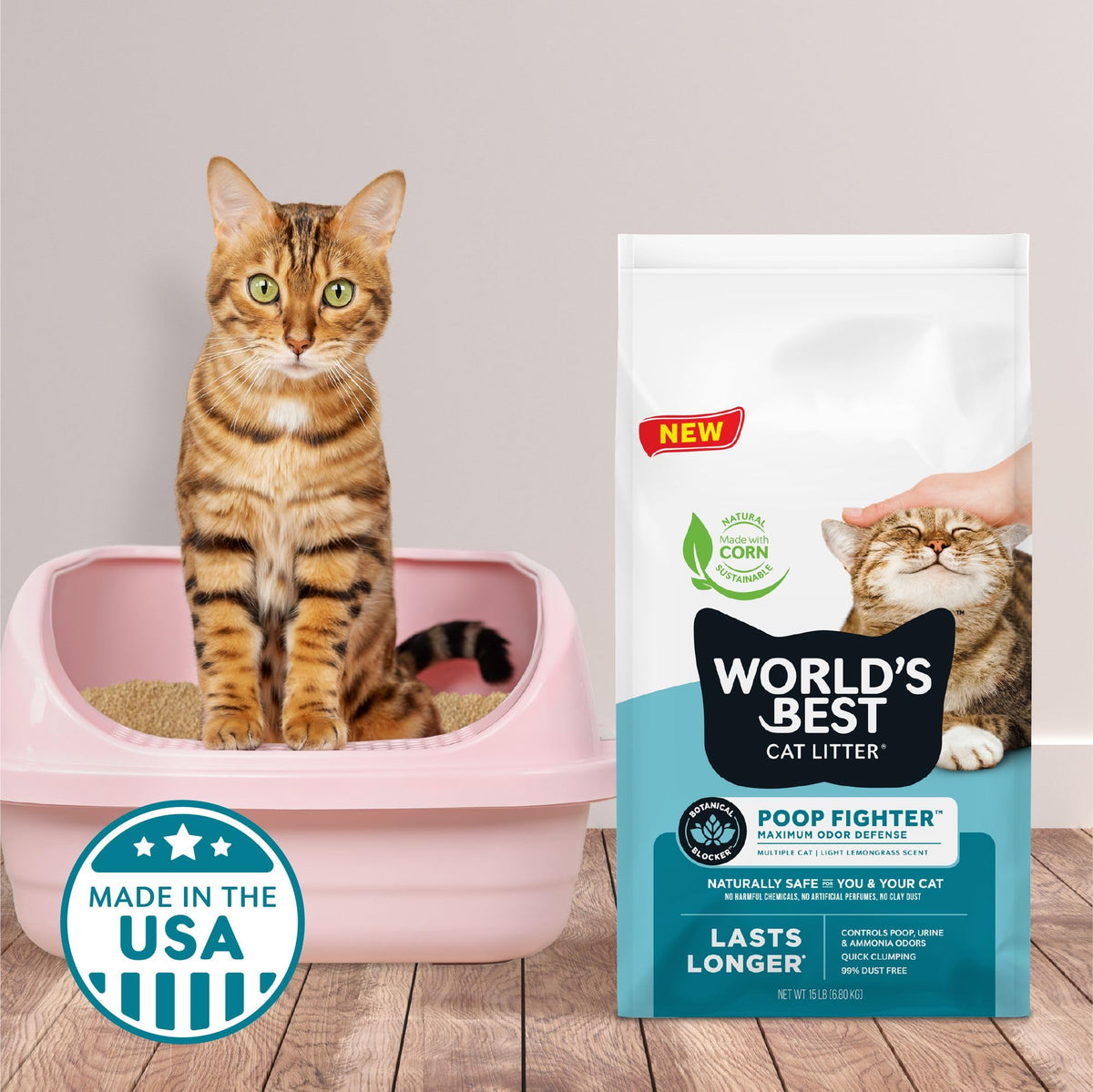 Cat Litter 15 lb Bag B9546