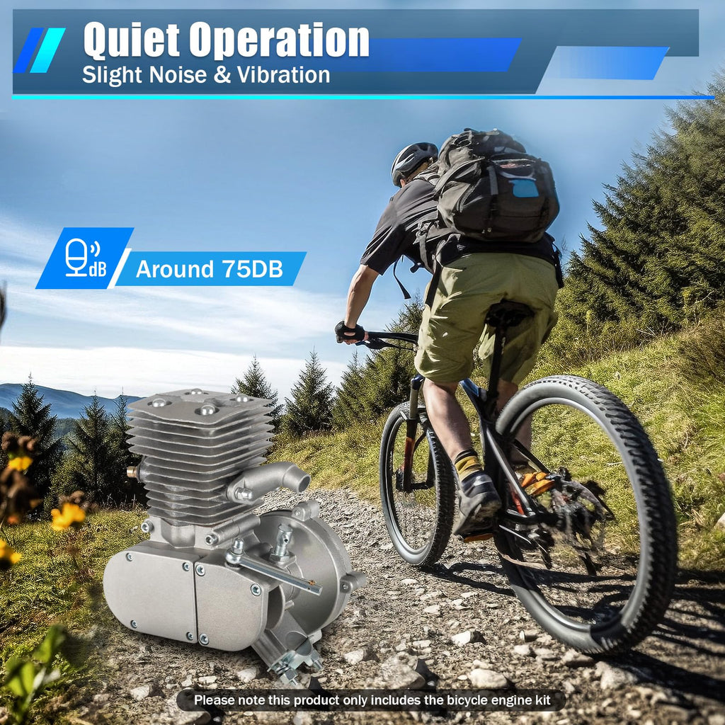 2 Stroke 100cc Bicycle Engine Kit with Air-Cooling W419495