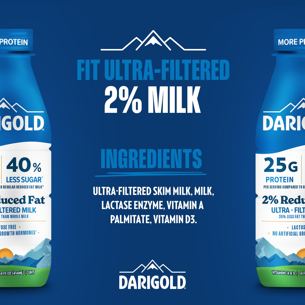 2 Percent High Protein Low Fat Lactose Free Milk 14oz 12 Pack V11229