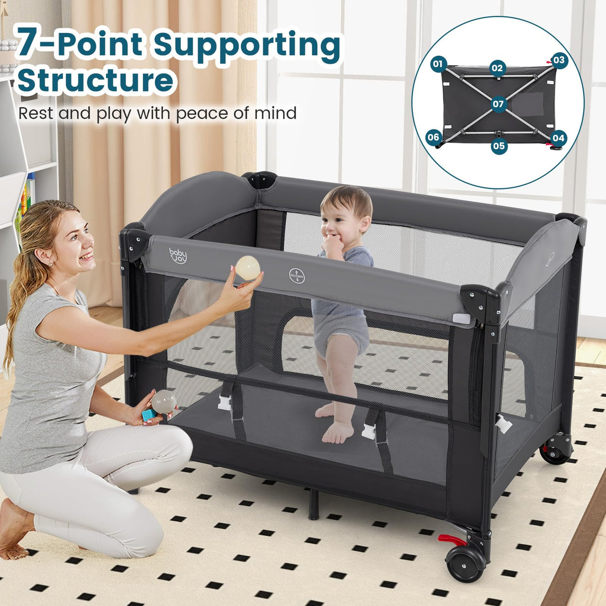 5-in-1 Pack and Play with Canopy L483