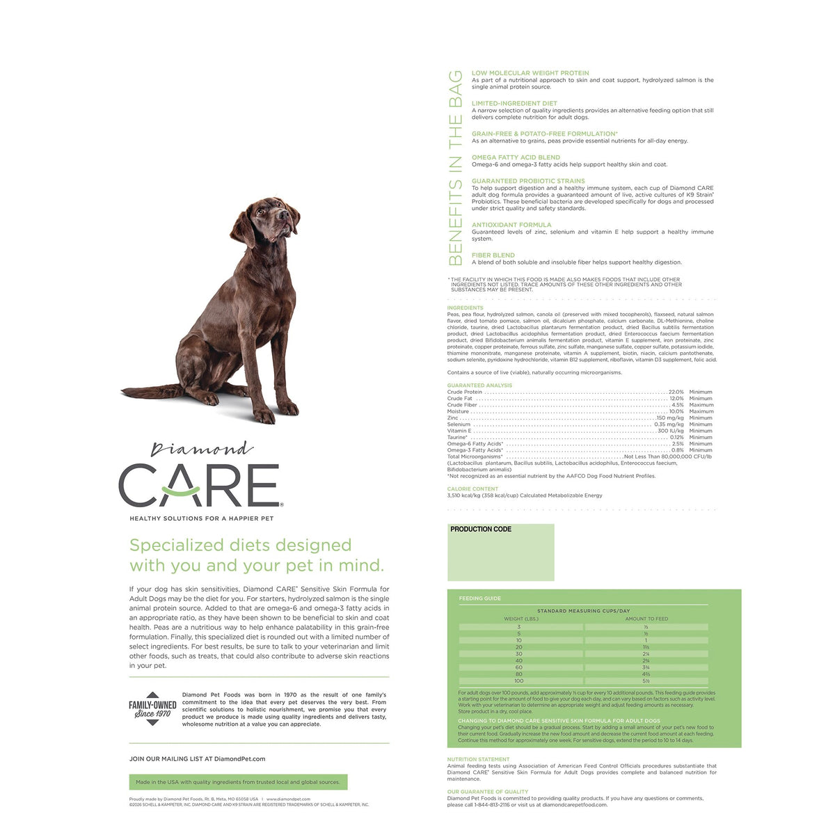 Sensitive Skin Dry Dog Food 25lb M873841