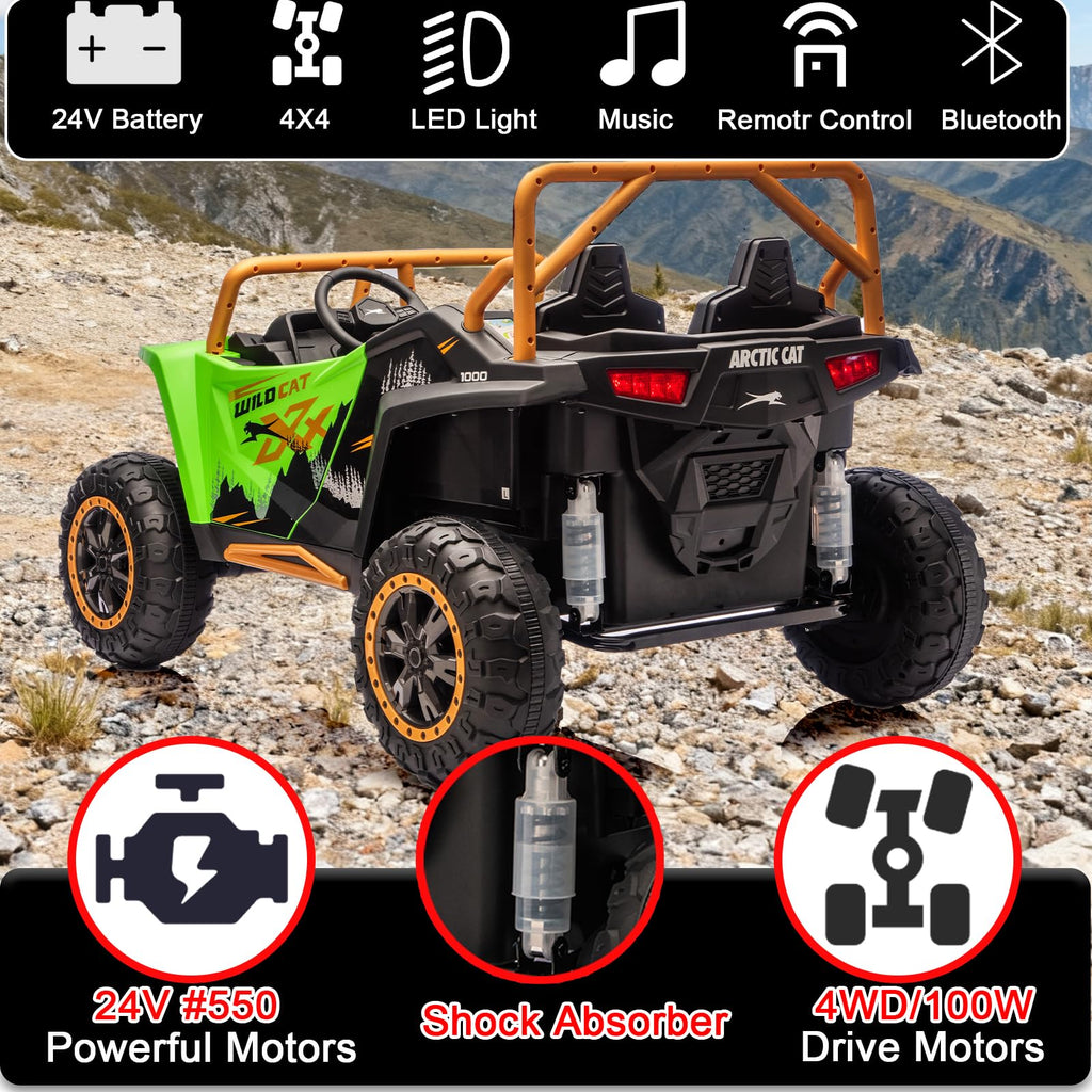 24V 2-Seater 4WD Kids Electric Ride On UTV M847