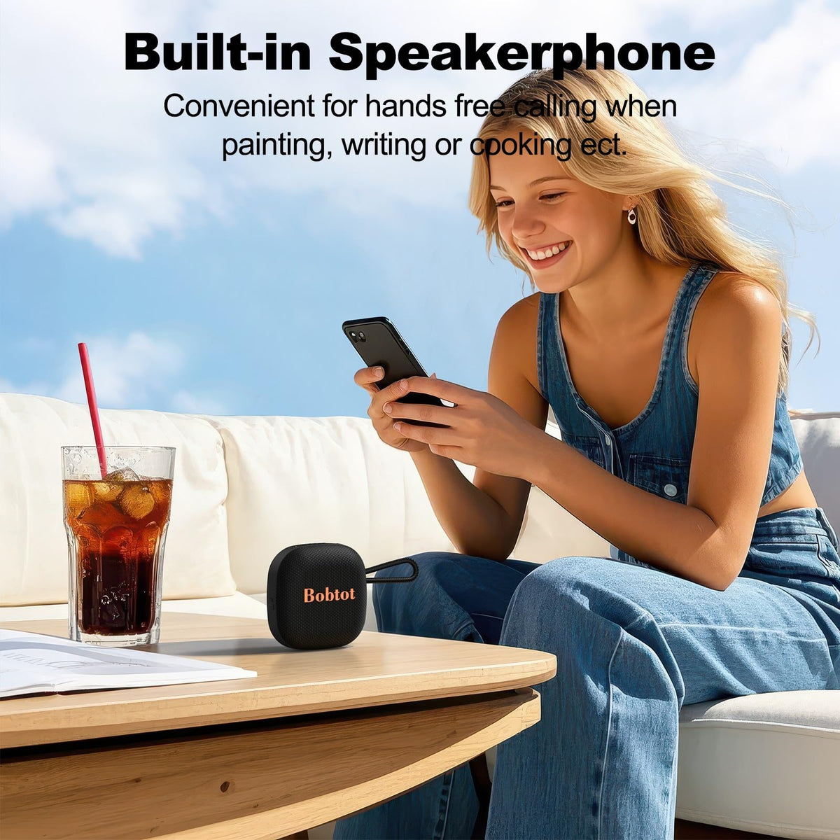 Portable Bluetooth Speaker IPX7 Black N60900