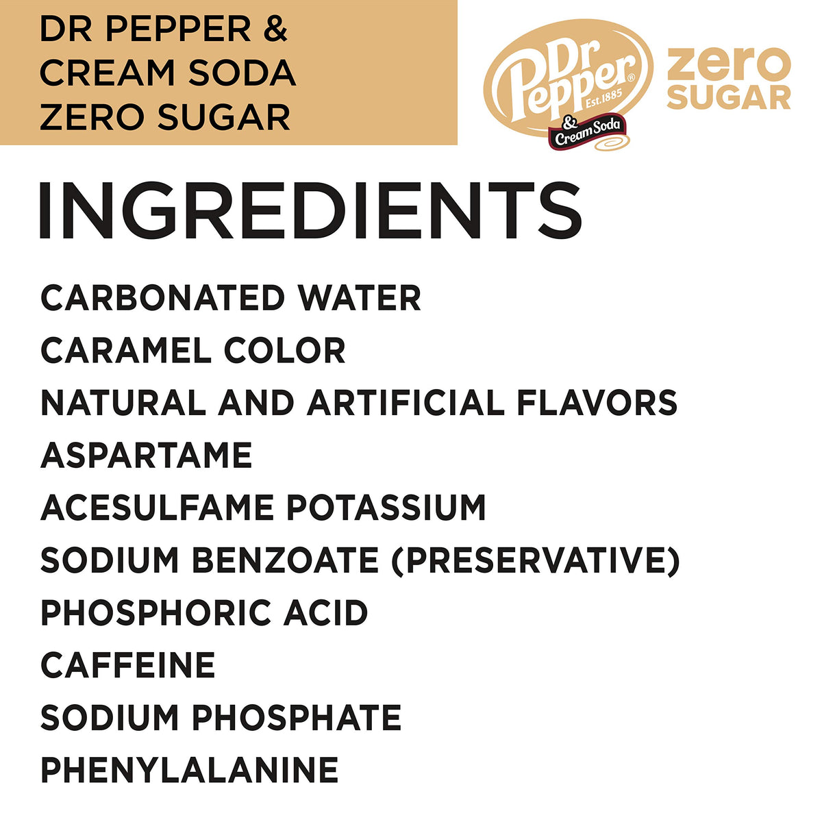 Zero Sugar Soda 12 fl. oz. Cans 12 Pack Pack of 2 L990720