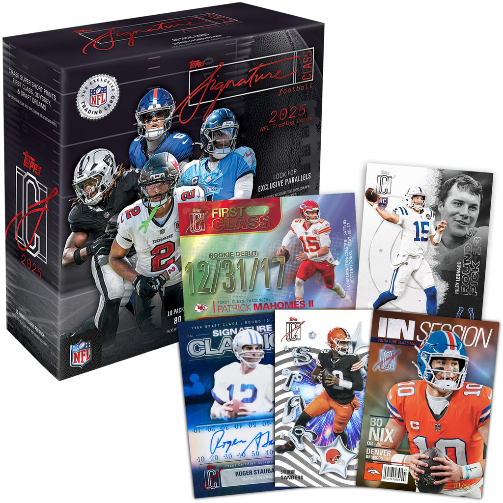 2025 NFL Signature Class Football Mega Box F100105
