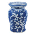 Ceramic Garden Stool 18" Side Table W897