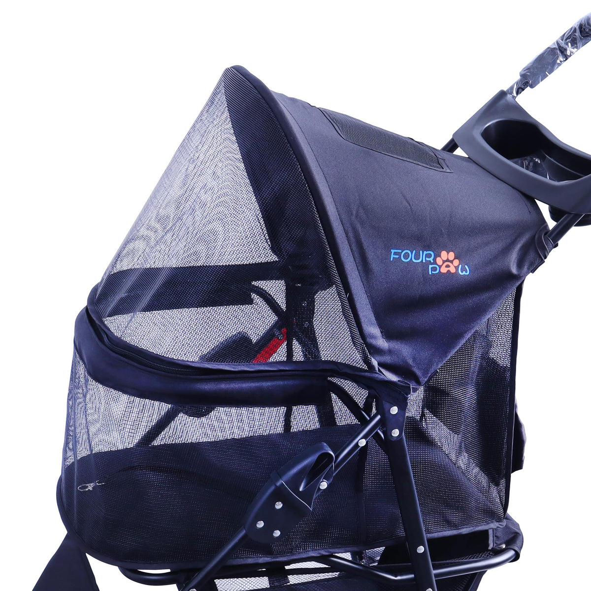 3 Wheels Pet Stroller with Storage Basket T145837