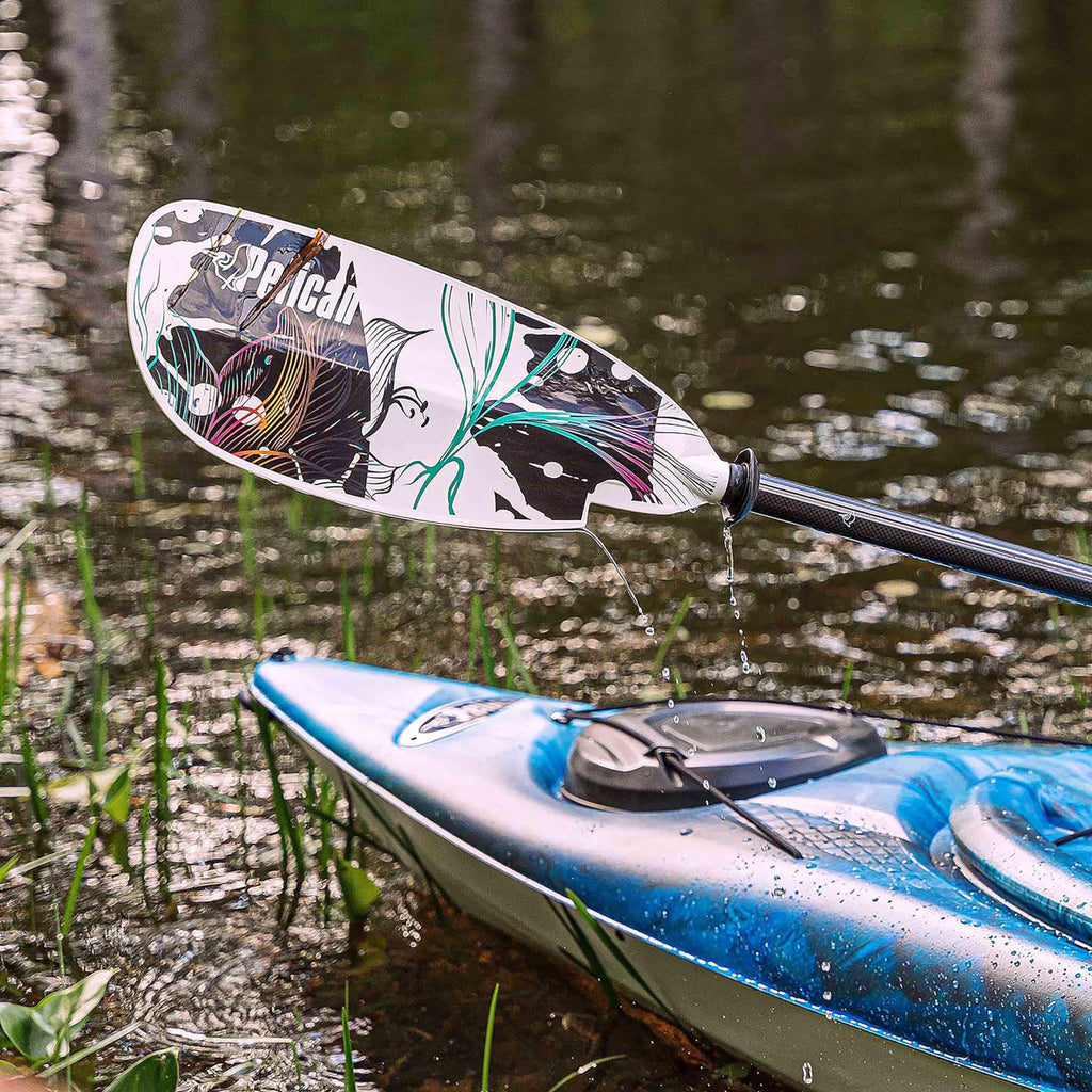 Adjustable Fiberglass Kayak Paddle with Nylon Blades A39966