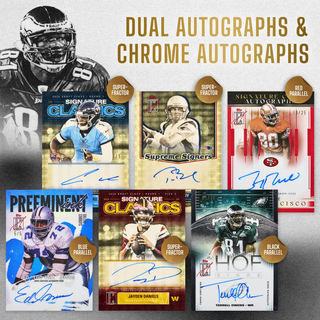 2025 NFL Signature Class Football Mega Box F100105