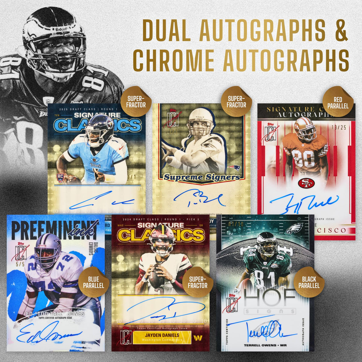 2025 NFL Signature Class Football Mega Box F100105