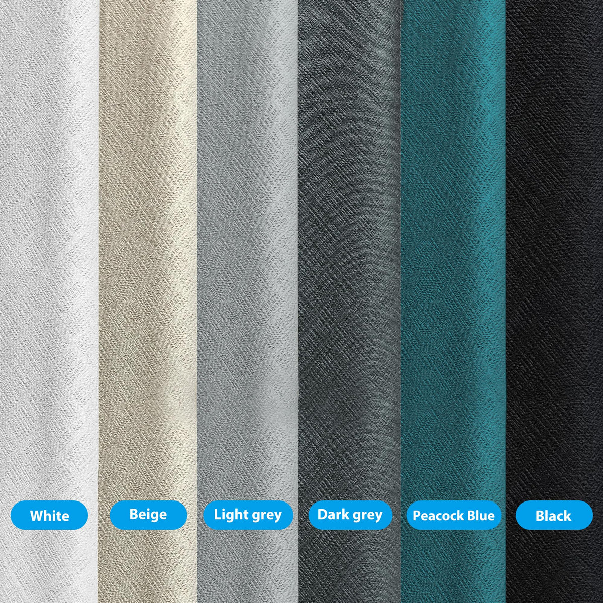 Blackout Thermal Insulated Room Divider Curtain Panel 8.3 ft x 7 ft D7873