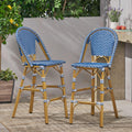 29.5" PE Rattan Bar Stool Set of 2 W323335